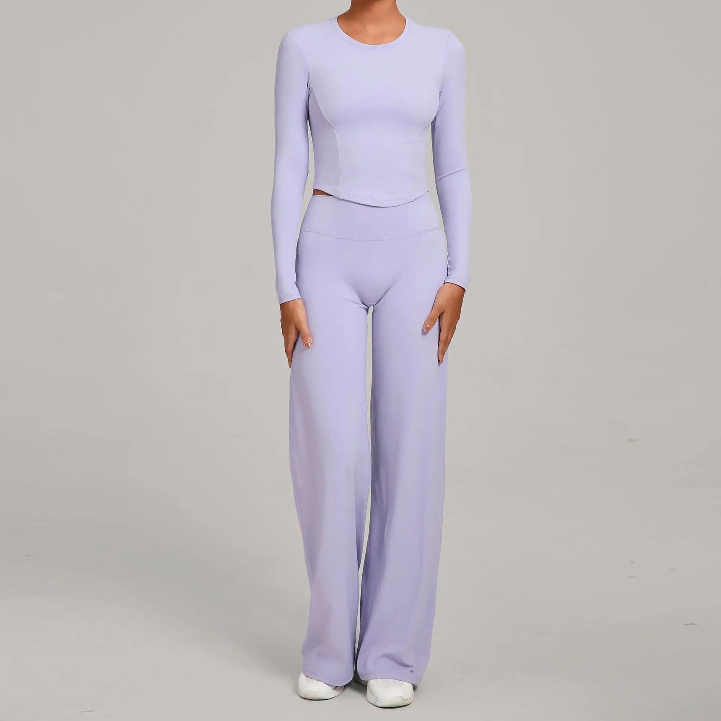 Long Sleeve High-Waist Fit & Seamless Comfort