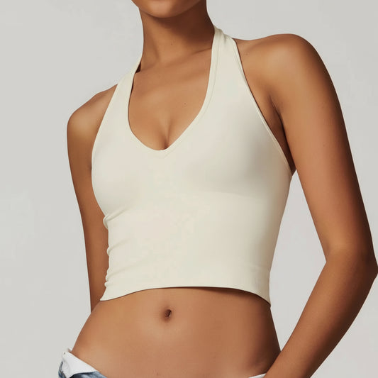 Seamless Halter Sports Top