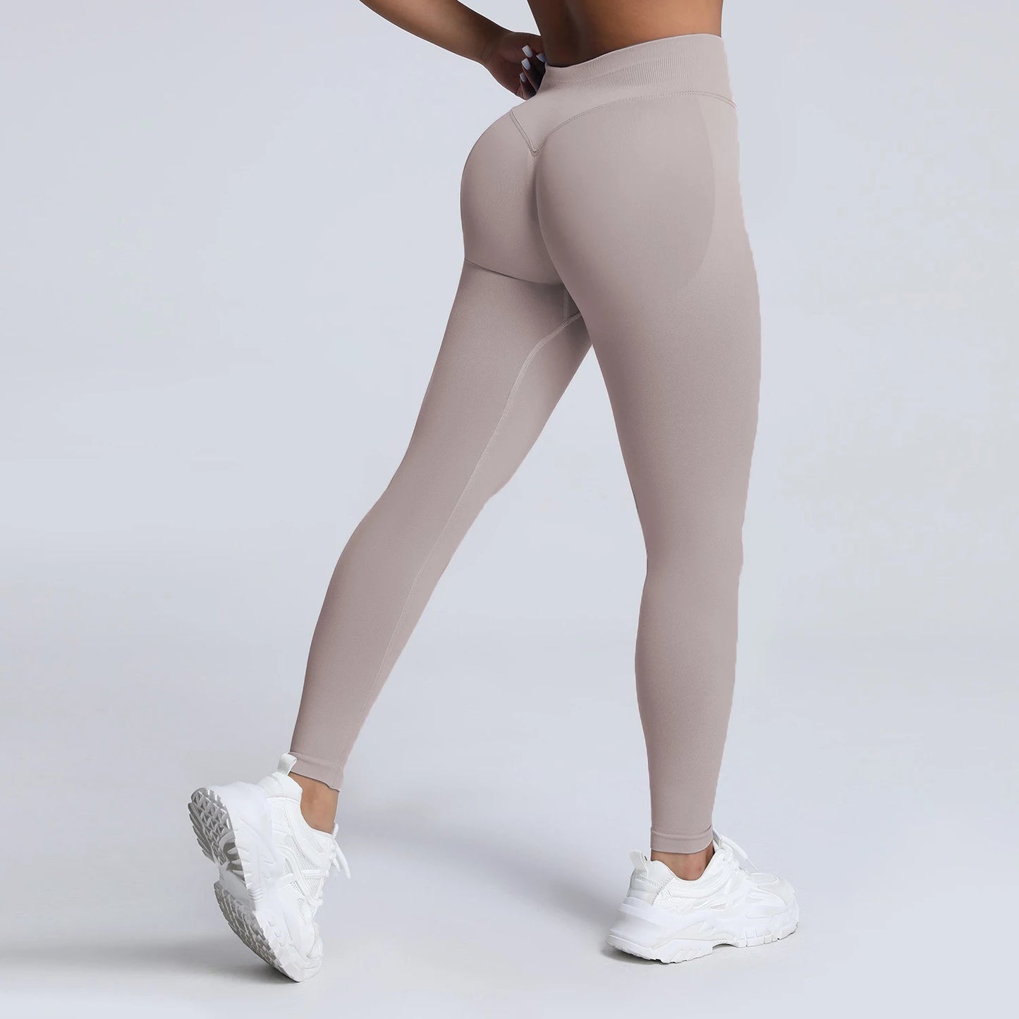 Seamless Matte High-Waist Yoga Pants