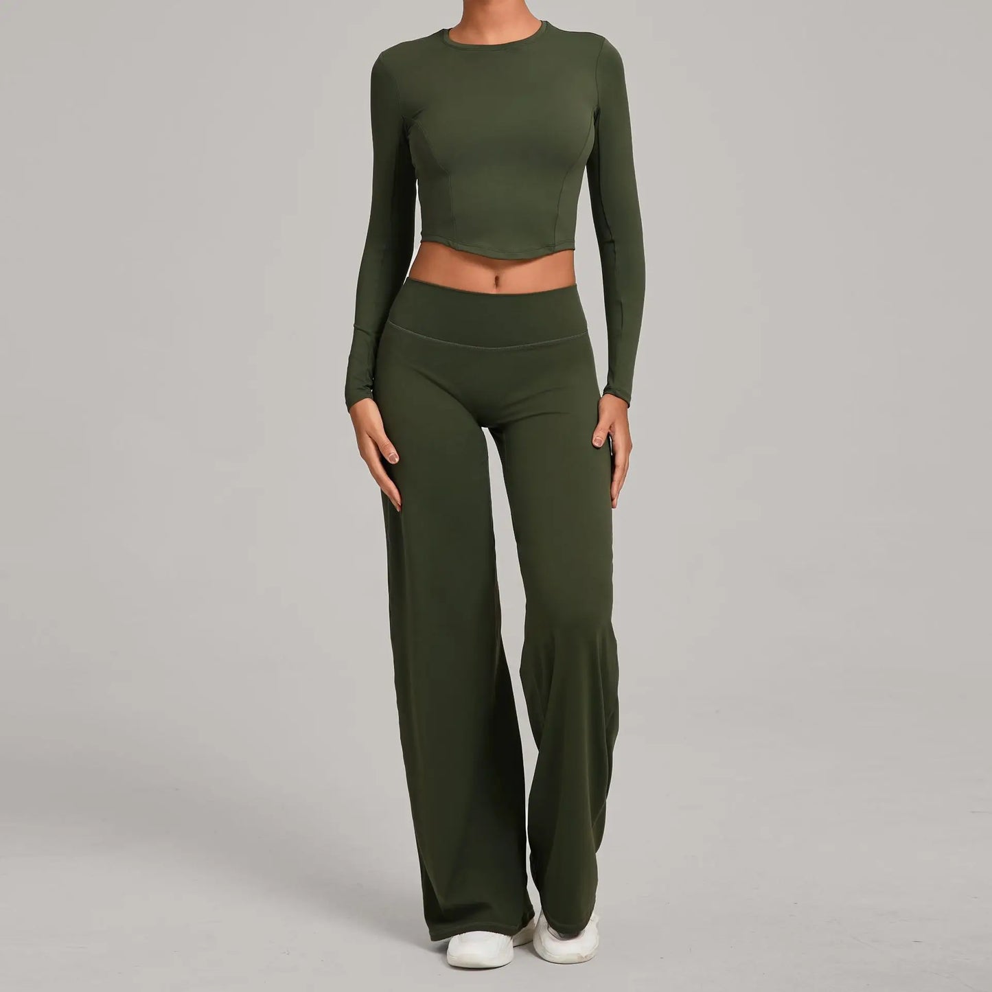 Long Sleeve High-Waist Fit & Seamless Comfort