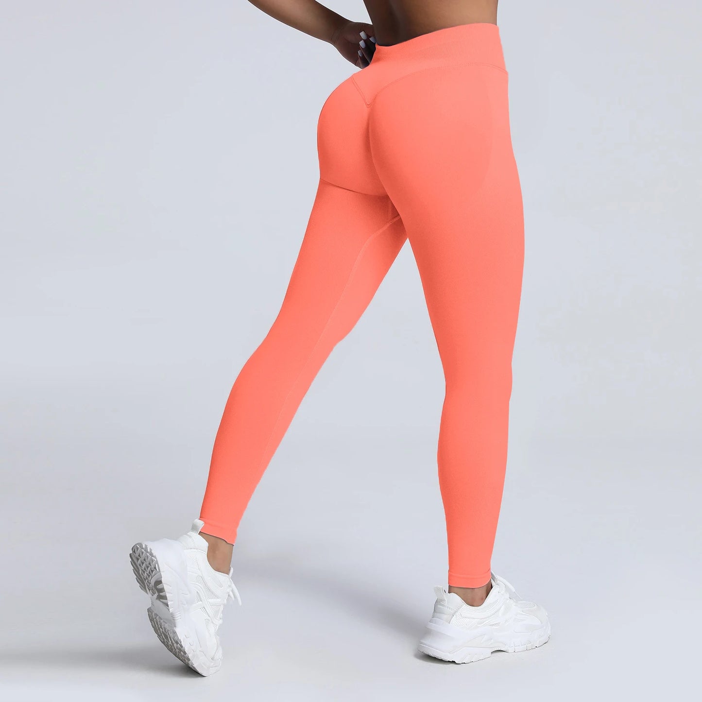 Seamless Matte High-Waist Yoga Pants