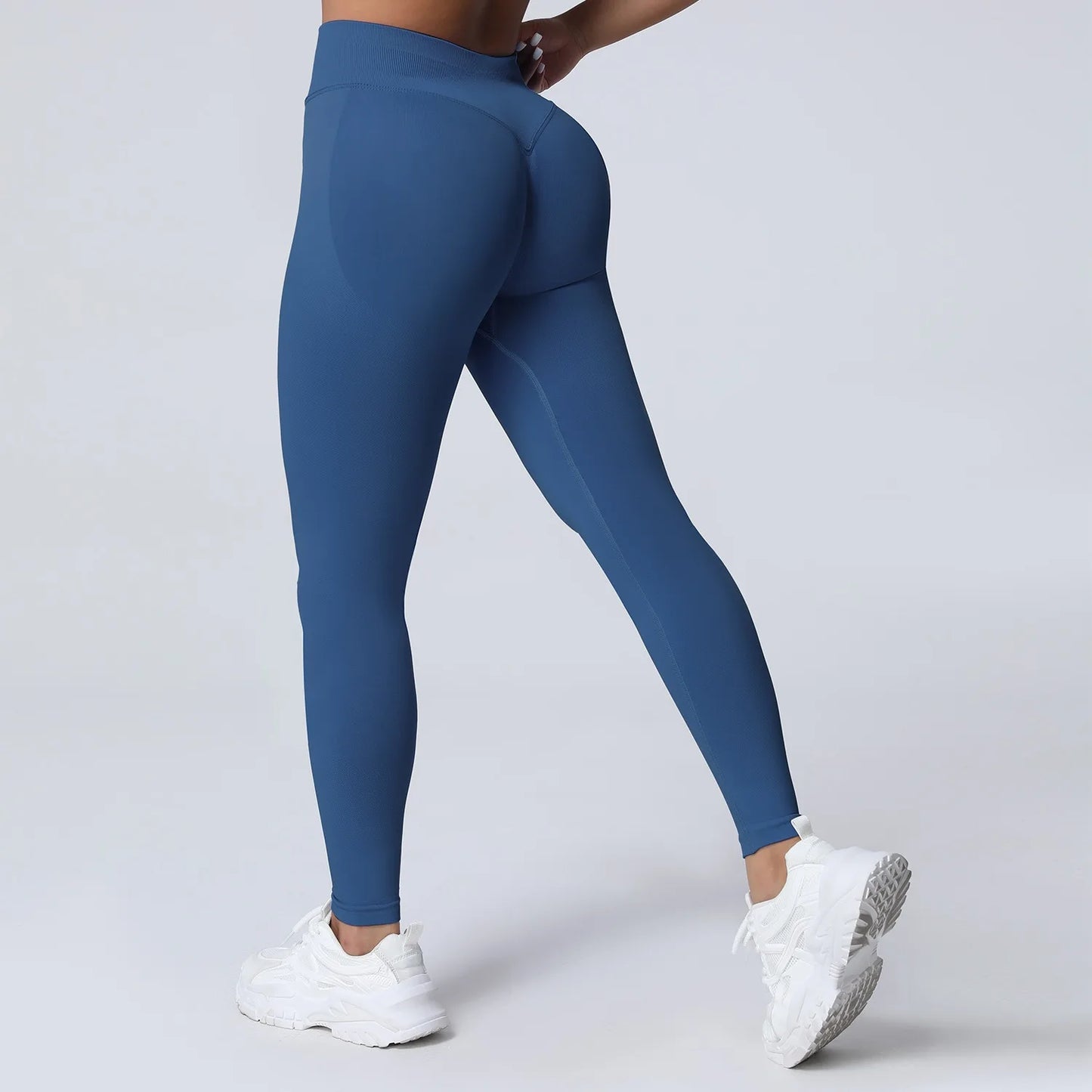Seamless Matte High-Waist Yoga Pants