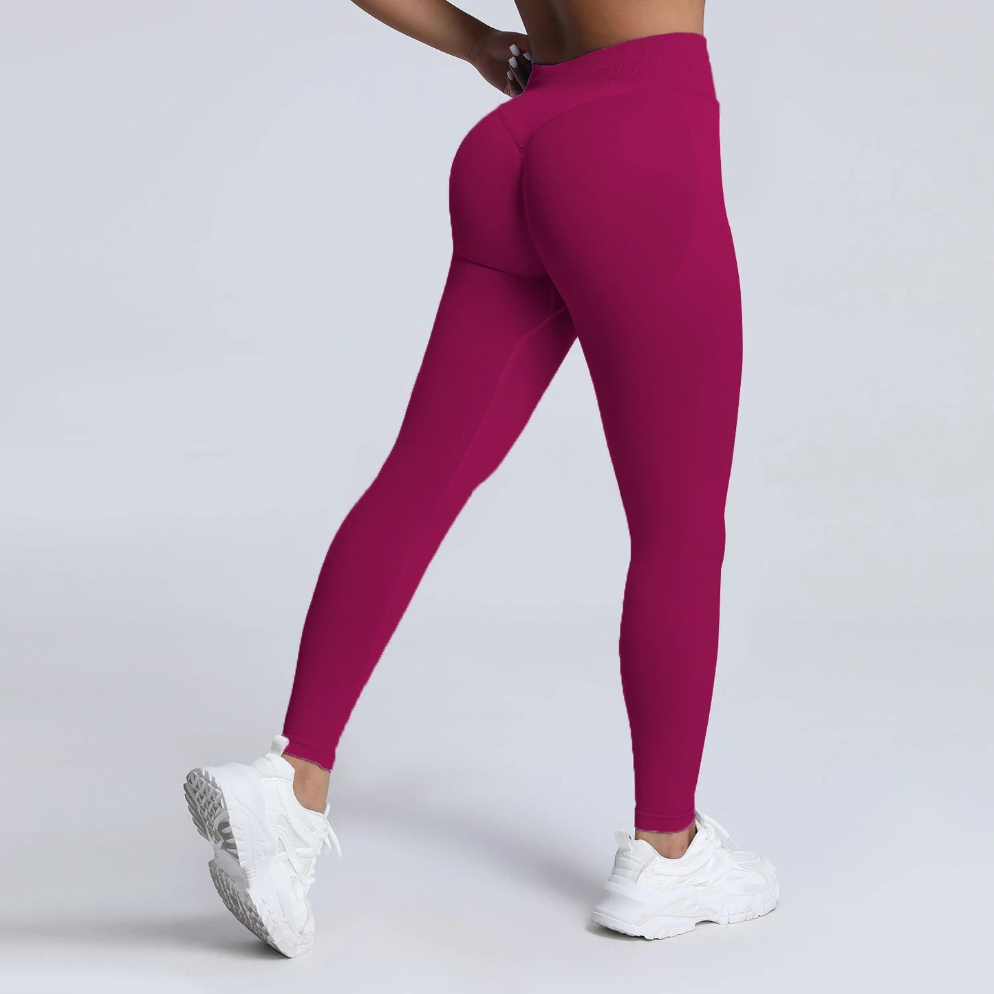 Seamless Matte High-Waist Yoga Pants