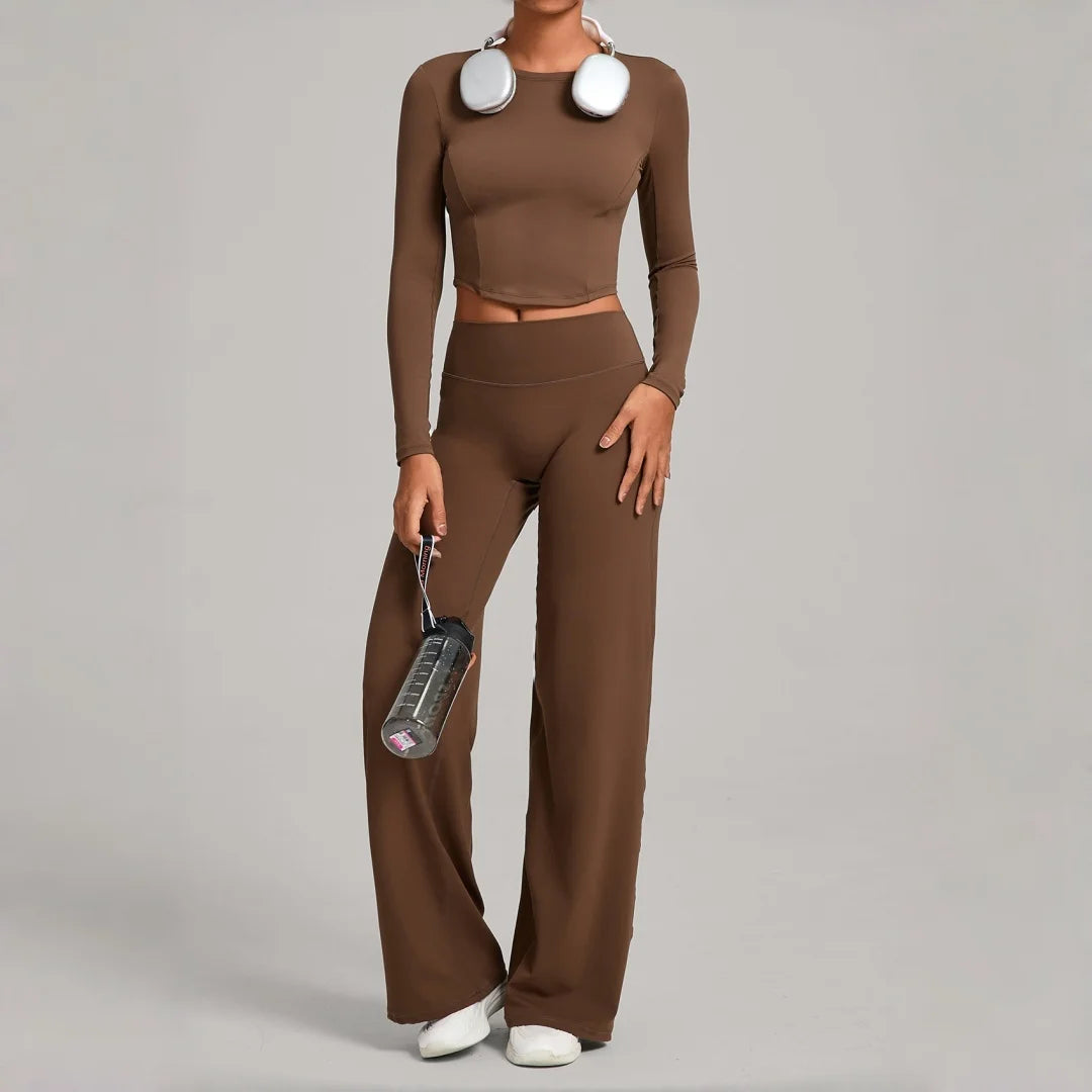 Long Sleeve High-Waist Fit & Seamless Comfort