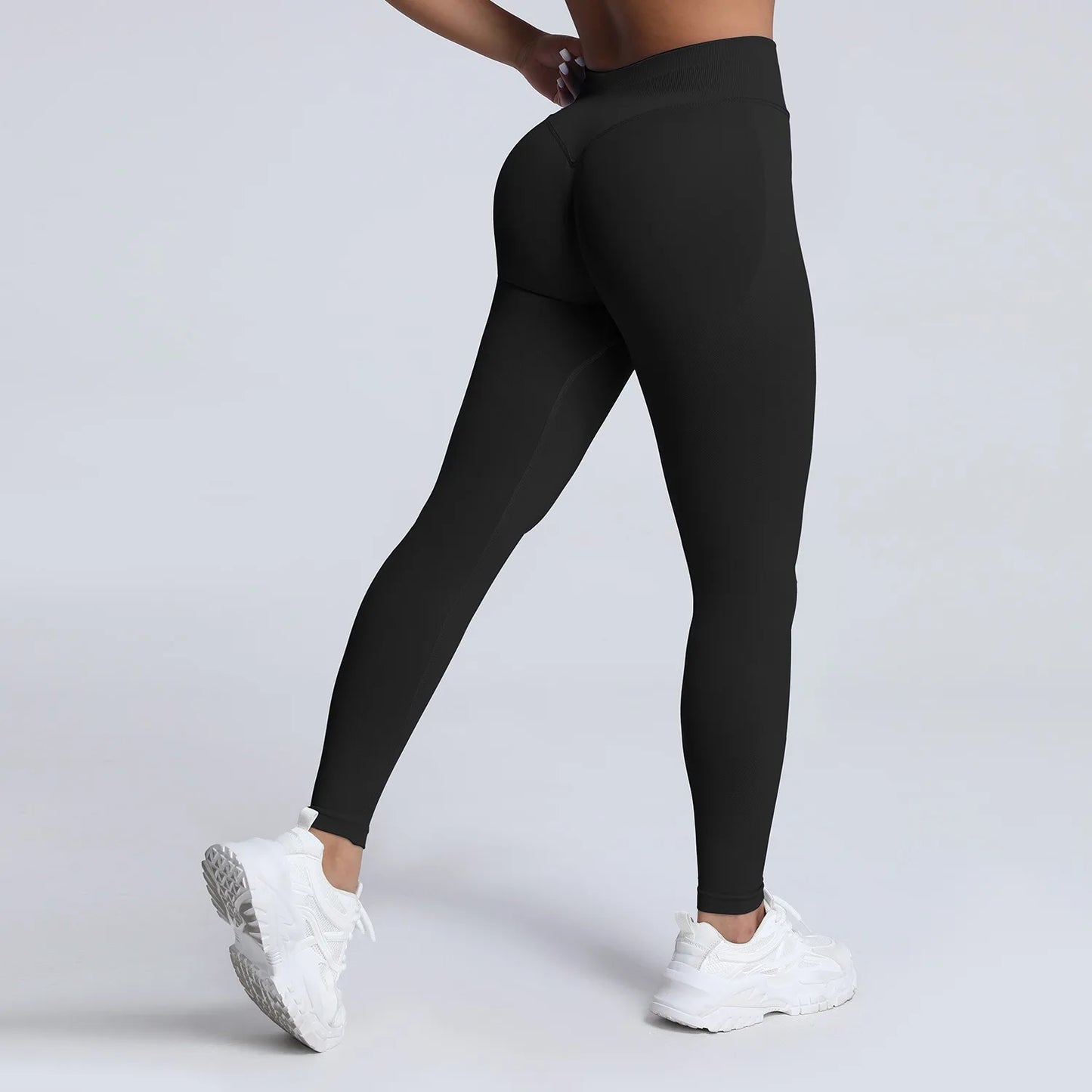Seamless Matte High-Waist Yoga Pants