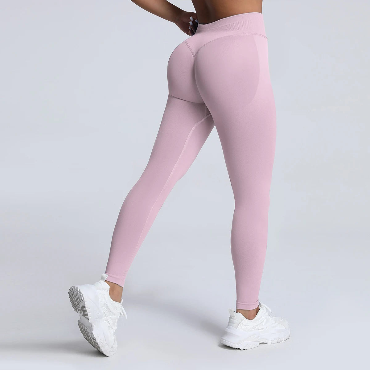 Seamless Matte High-Waist Yoga Pants