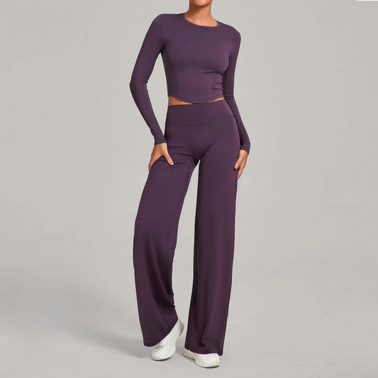 Long Sleeve High-Waist Fit & Seamless Comfort