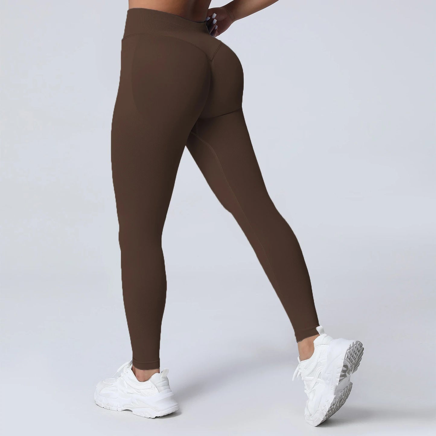 Seamless Matte High-Waist Yoga Pants