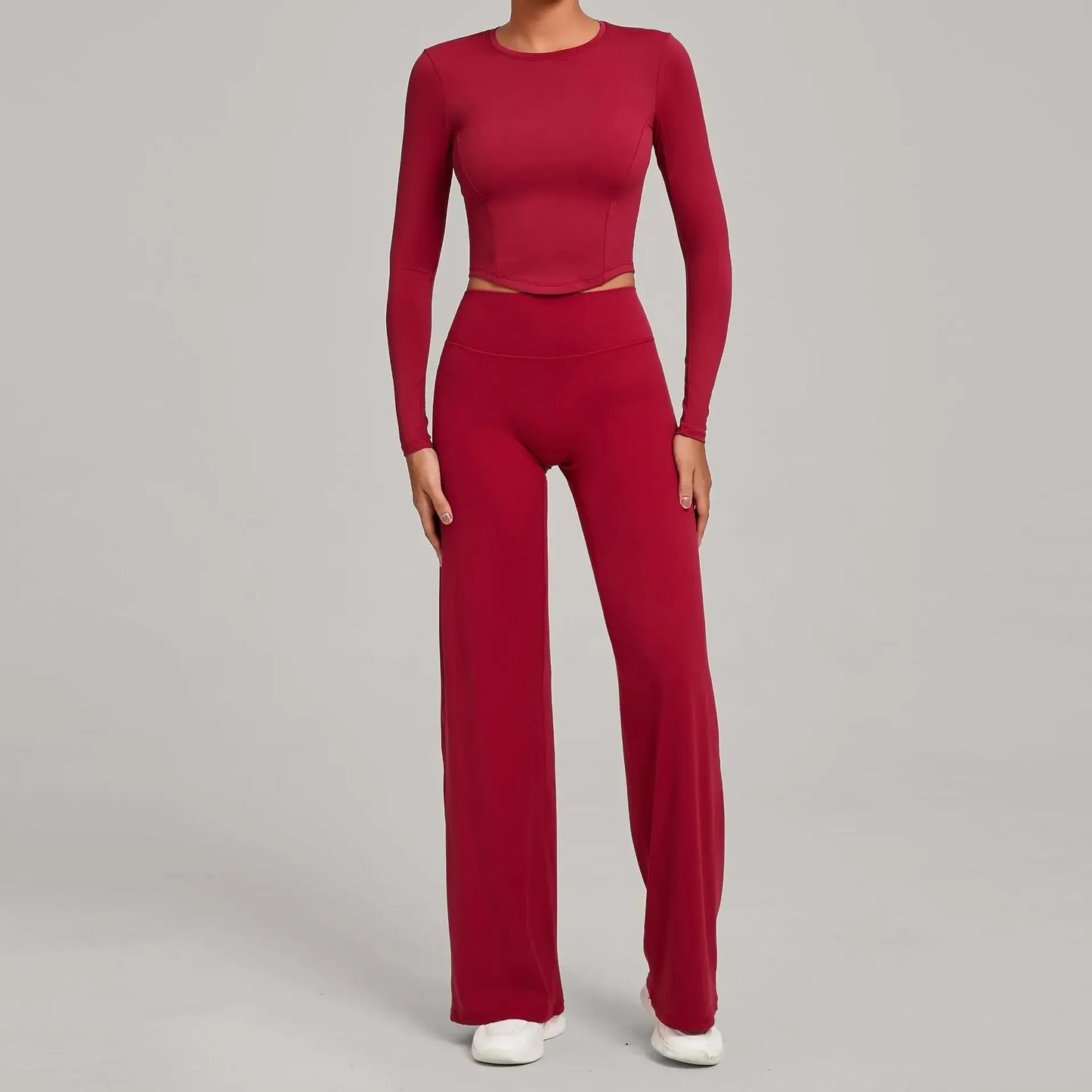 Long Sleeve High-Waist Fit & Seamless Comfort