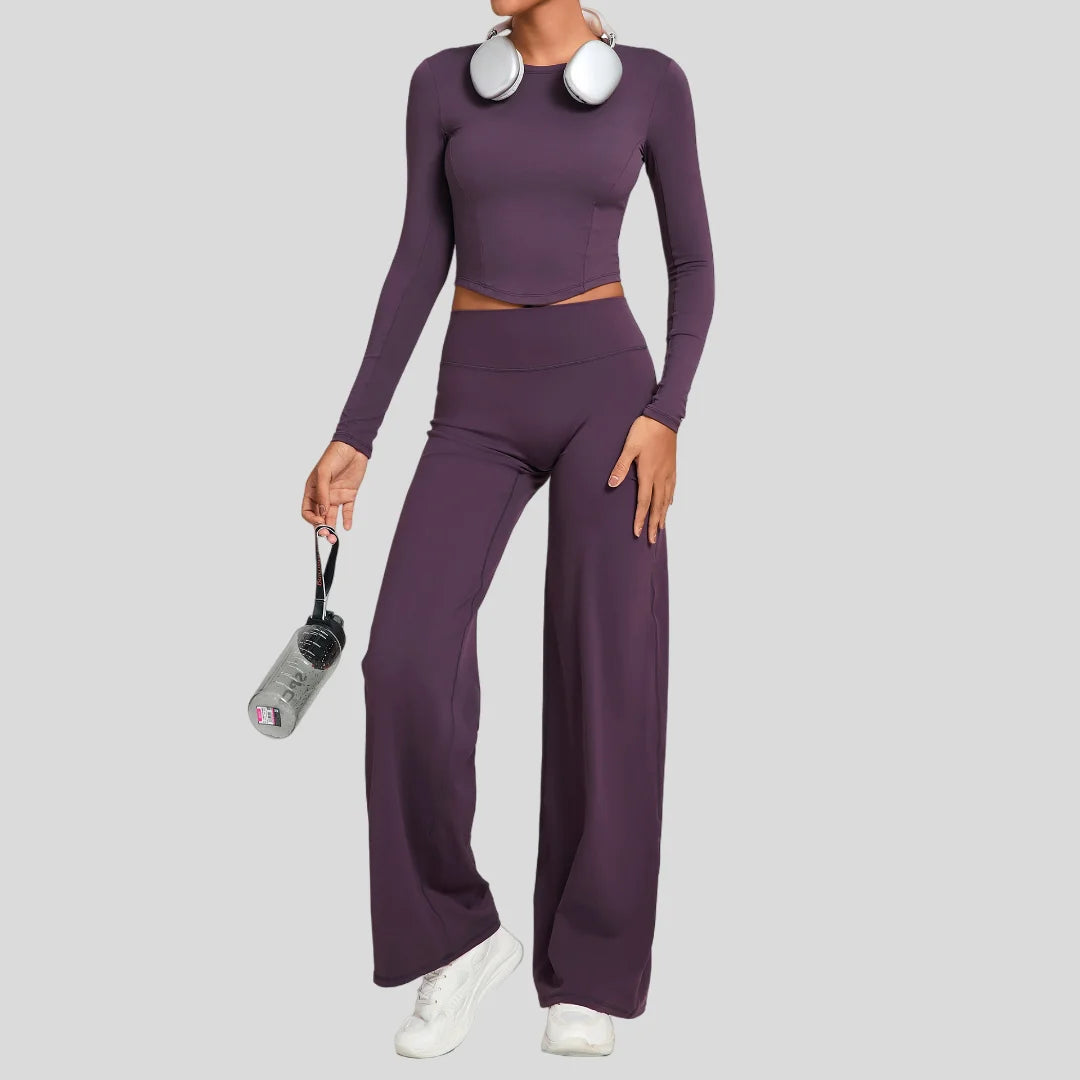 Long Sleeve High-Waist Fit & Seamless Comfort