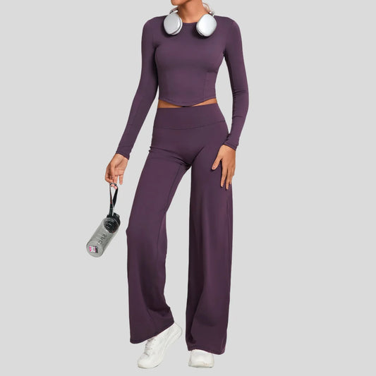 Long Sleeve High-Waist Fit & Seamless Comfort